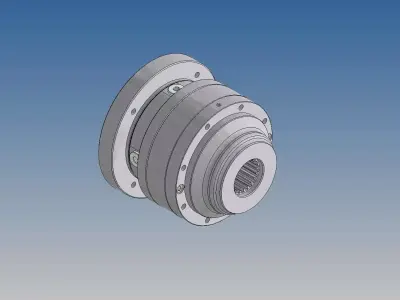 Planetary reduction gear Reggiana RR65D FS 12 3D model