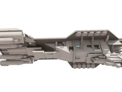 Spaceship-spacecraft-5 3D model