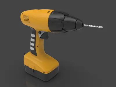 Cordless Drill Machine 3D model purchase