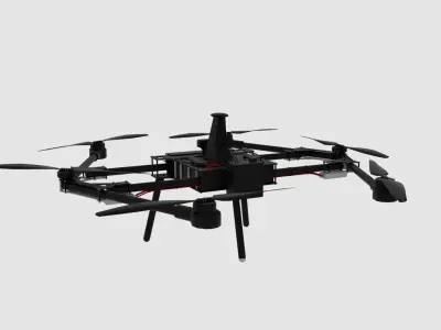 black Drone1 3D model