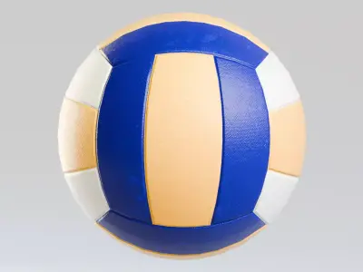 Balls Pack - Volleyball Ball Low-poly 3D model