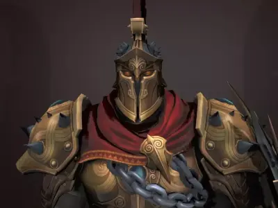 ares knight 3D model