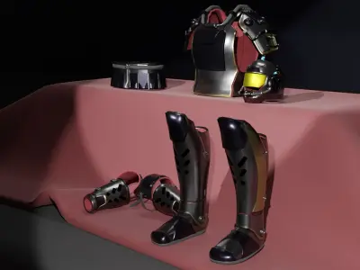 Sci-Fi Armor 3D model