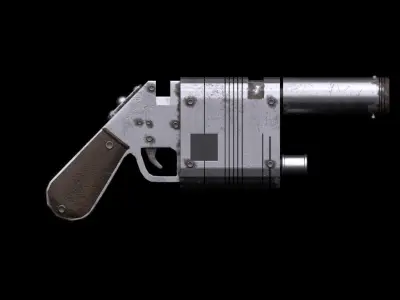 Star Wars Reys NN14 Blaster Rifle  Low-poly 3D model