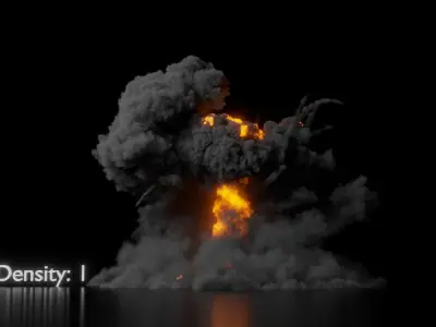Big Fuel Explosion 3D model