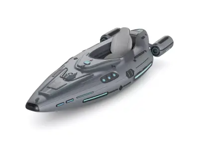 Inflatable Kayak 3D model
