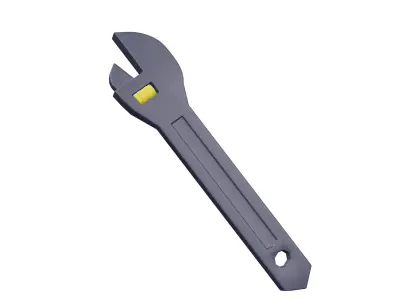 Wrench 3D Models Low-poly 3D model