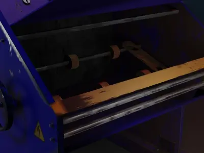 Cut to length line machine 3D model