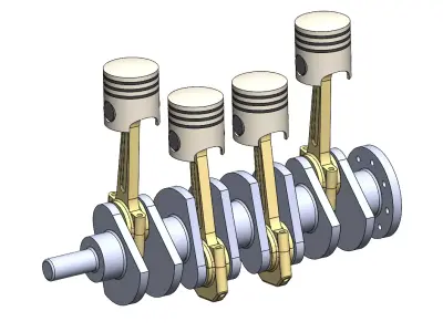 Crankshaft 3D print model purchase