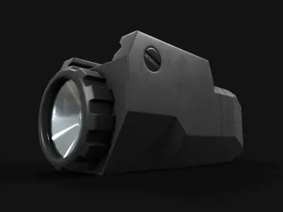 Inforce APLc Compact Handgun Weapon Mounted Light Low-poly 3D model