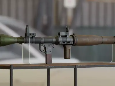 RPG-7 Low-poly 3D model purchase