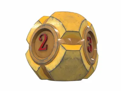 Dice play 4 3D model