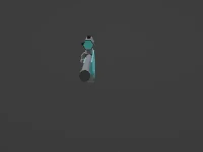 Small weapon pack  Free low-poly 3D model