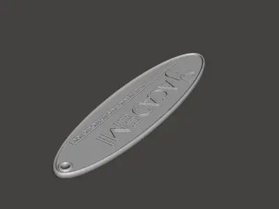 Academi Keyring Free 3D print model