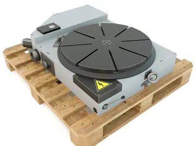 7400-0227 Industrial machine table 3D model