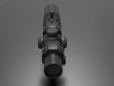 Nightforce ATACR LPVO Low-poly 3D model