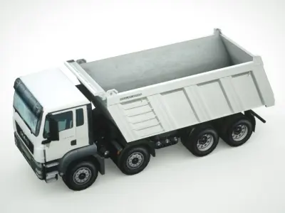 MAN TGS 41 440 lowpoly Low-poly 3D model