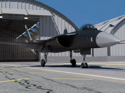Sukhoi Su-47 3D model