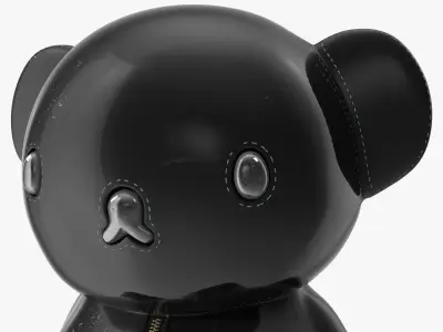 Latex Figures with Zipper Collection 3D model