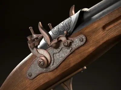 Assassin Creed Gun Concept 3D model