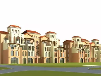 Multi Residential 3D model 13