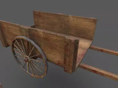 Medieval Props Low-poly 3D model
