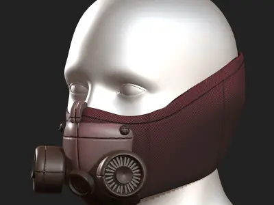 Helmet scifi military combat 3d  Low-poly 3D model 3