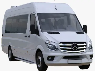 Mercedes-Benz Sprinter Bus 2015 3D model