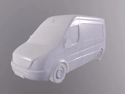 Blender Toonshaded Vehicle Kit Low-poly 3D model