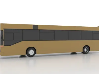 MAN 791 SL202 Low Low-poly 3D model
