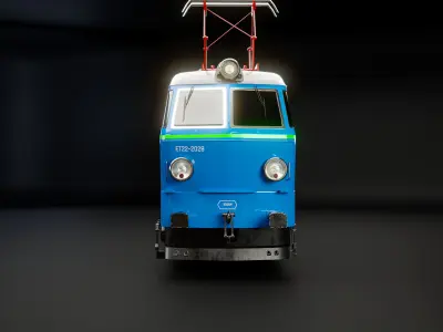 Electric Locomotive ET-22 3D model