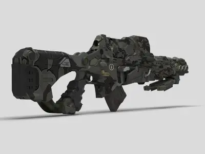 Sci-Fi Gun 03 3D model