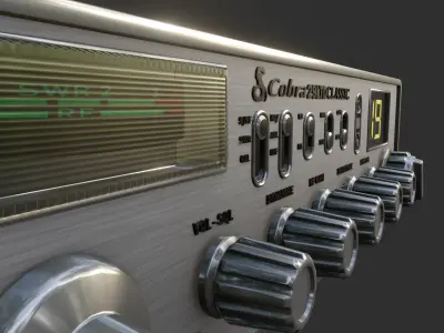 Cobra CB Radio Free 3D model