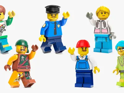  Rigged LEGO Minifigures Collection 3 