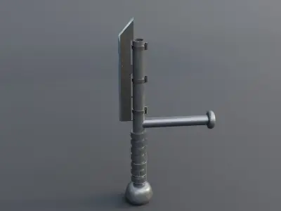 Knife - Game Ready - Low Poly PBR 3D Model Low-poly 3D model