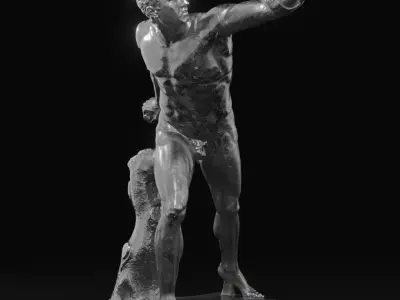 Steel Borghese Gladiator Free 3D model