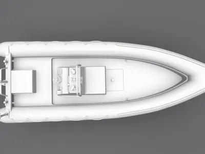 Sea Force 700 RHIB scale model 3D print model
