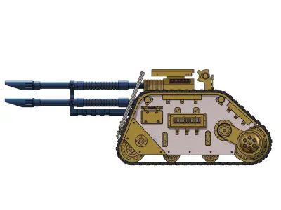 Rapier Laser Destroyer Array Cannon 3D print model