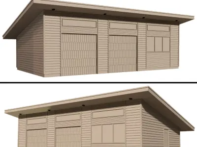 Garage01 Free 3D model