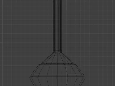 A spacey looking vase or bottle Free low-poly 3D model