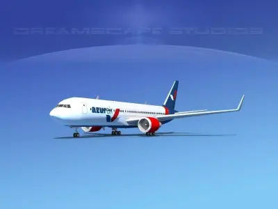 Boeing 767-300 Azur Air 3D model