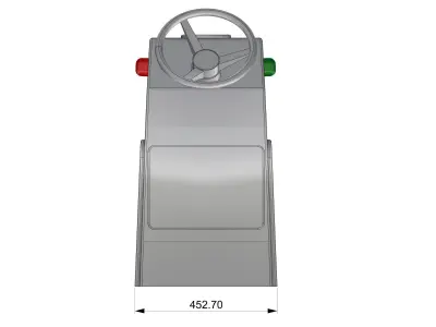 Boat Console 3D model