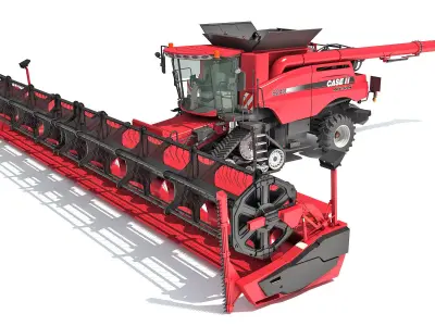 Tracked Combine Case 3D model