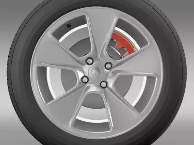 Renault Logan2 wheel 3D model
