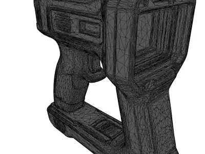 SciFi Handheld Scanner Device 3D model purchase