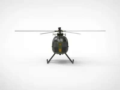Helicopter MD500 3D model