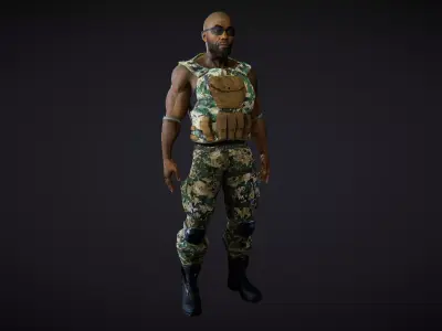 Military Ife Actor 3D model