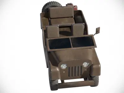 Jeep Willys  Free low-poly 3D model