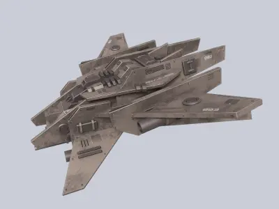 Advance Drone Low-poly 3D model order