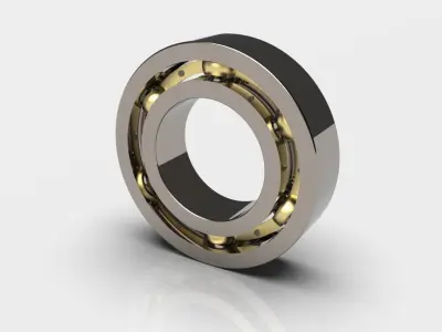 Ball Bearing 3D model V2